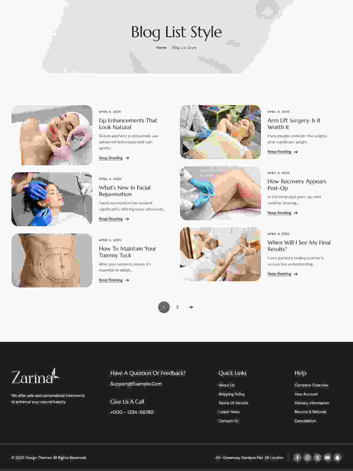 Blog List-page