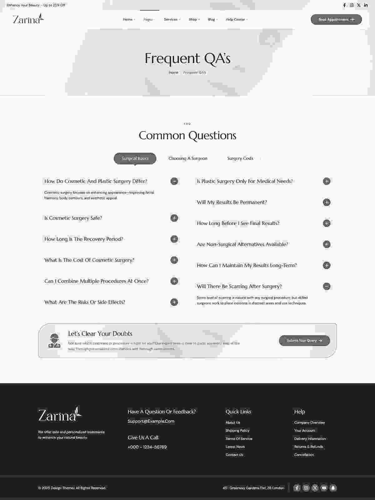 Faq-page